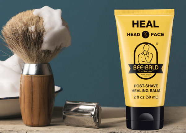 Bee-Bald-Heal-with-shaving-brush