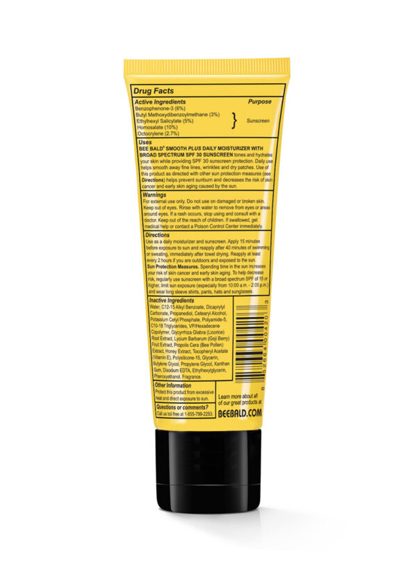 Bee-Bald-Smooth-Plus-back-of-packaging