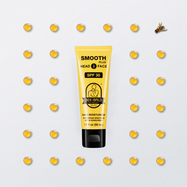 Bee-Bald-Smooth-Plus-with-bee-and-honey