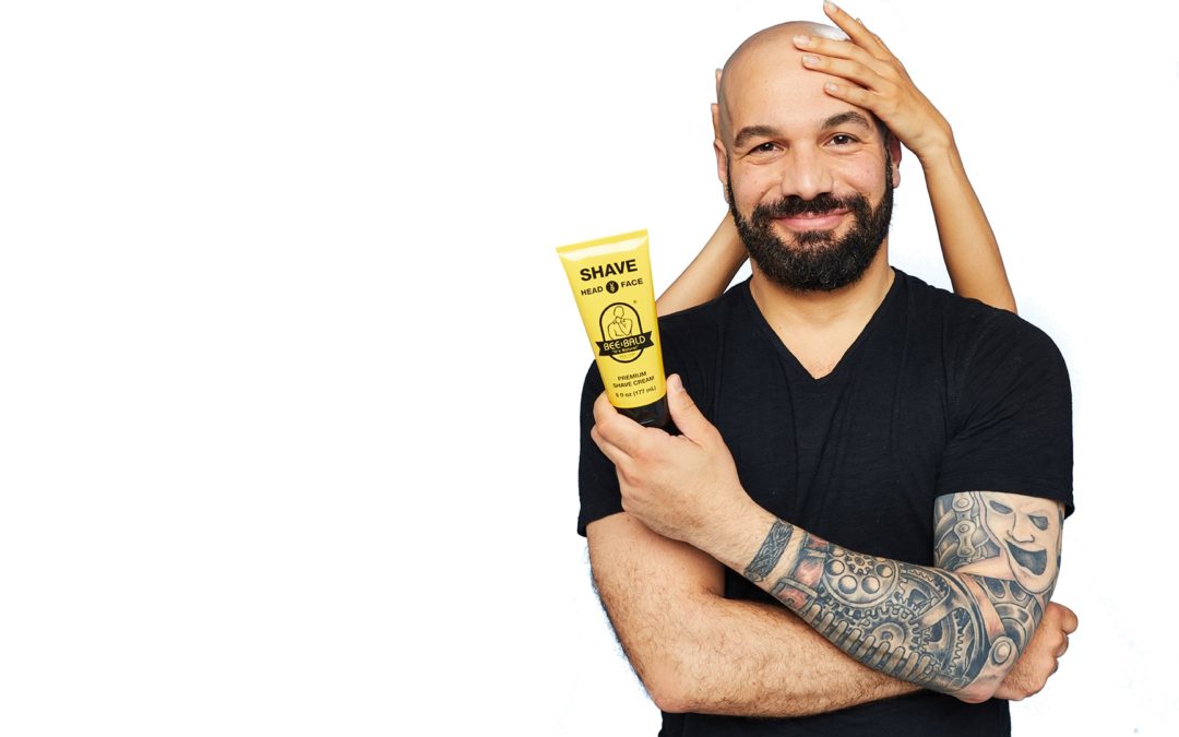 Bee Bald Men’s Skin Care Now Available in the UK